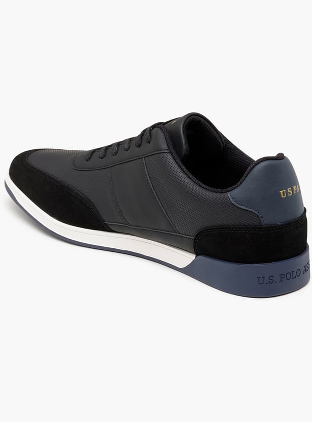 US POLO ASSN Panelled Lace-Ups Shoes