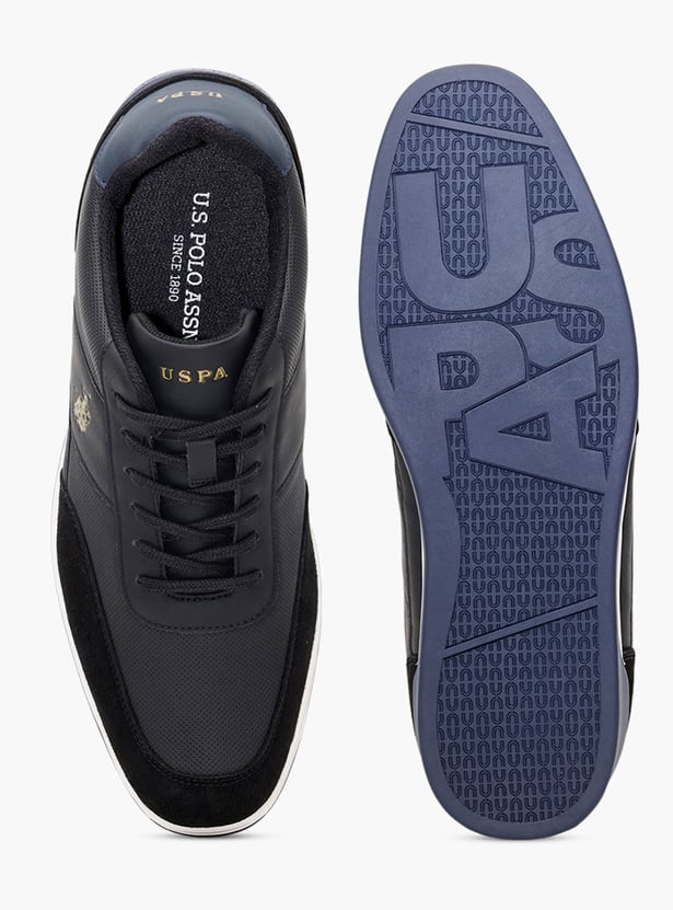 US POLO ASSN Panelled Lace-Ups Shoes