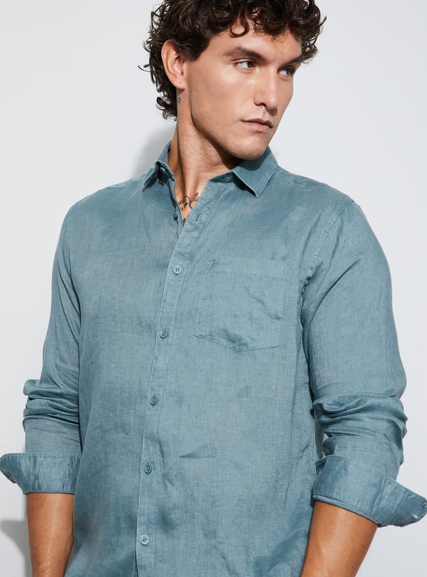 CODE Solid Regular Fit Shirt