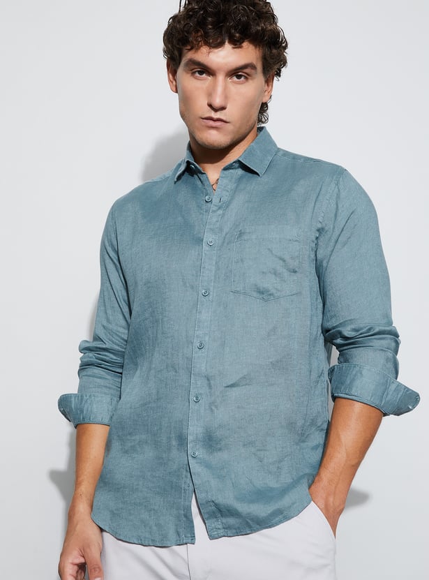 CODE Solid Regular Fit Shirt