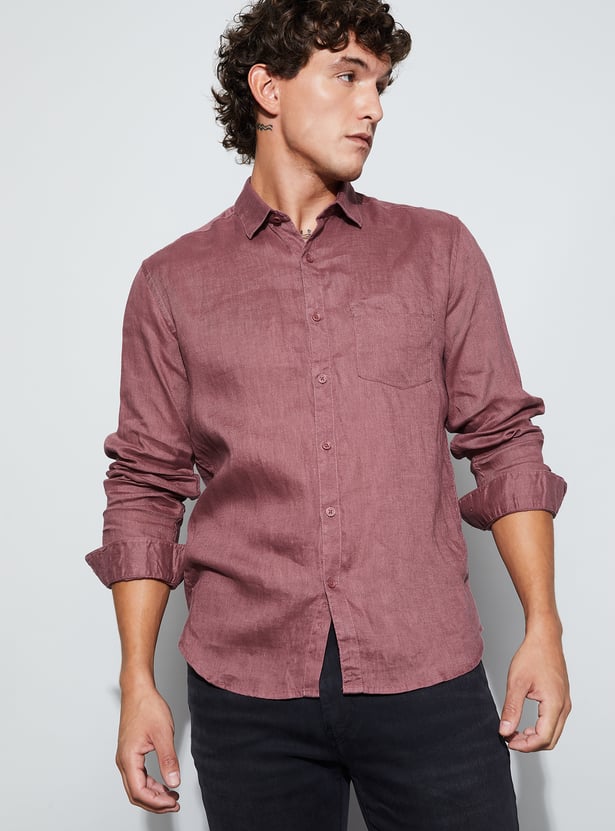 CODE Solid Regular Fit Shirt