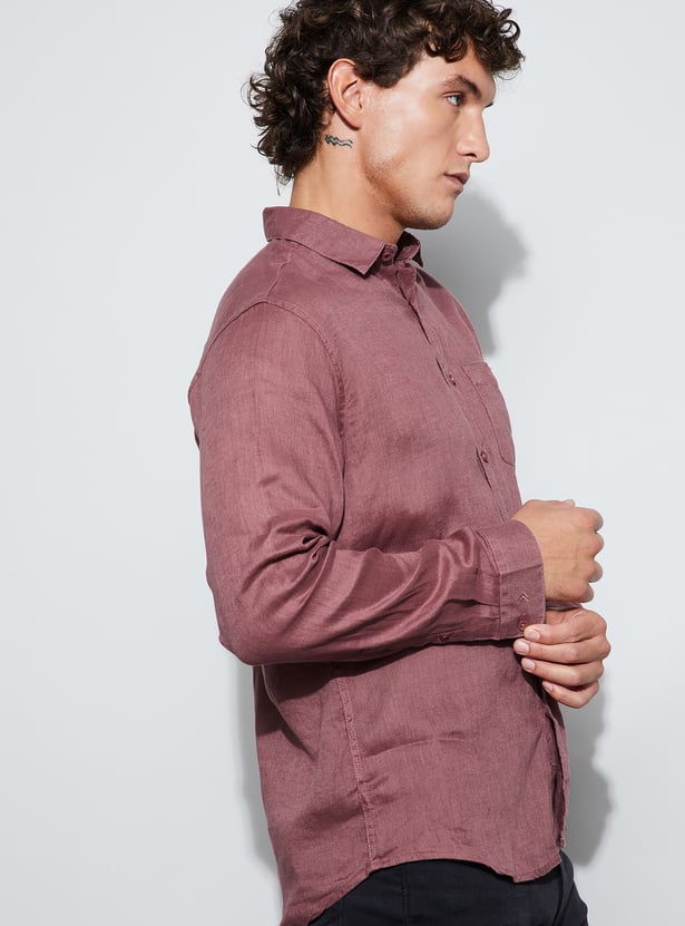 CODE Solid Regular Fit Shirt