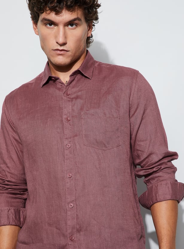 CODE Solid Regular Fit Shirt