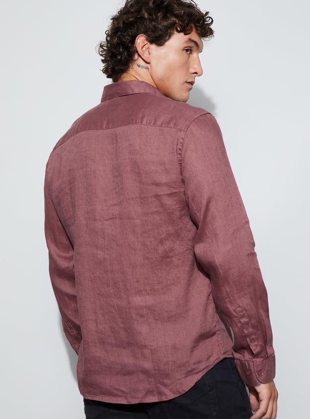 CODE Solid Regular Fit Shirt