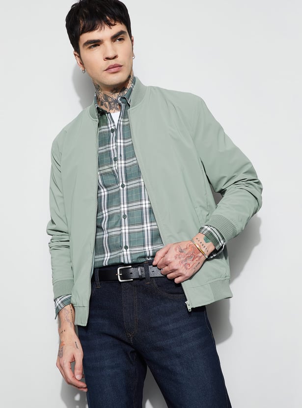 FAME FOREVER Solid Bomber Jacket