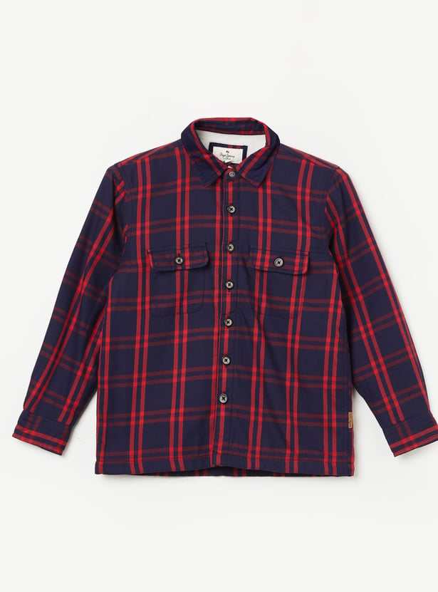 PEPE JEANS Boys Checked Shirt