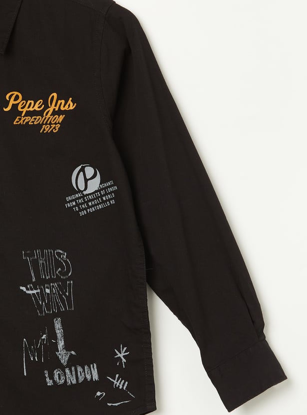 PEPE JEANS Boys Printed Shirt