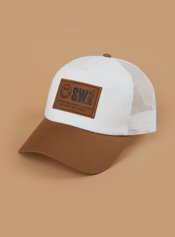 SW SMILEY Applique Baseball Cap