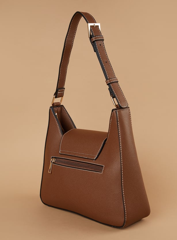 CODE Textured Shoulder Bag