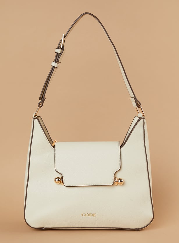 CODE Textured Shoulder Bag