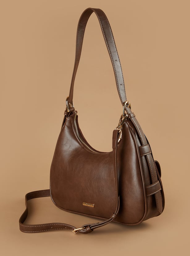 GINGER Textured Shoulder Bag