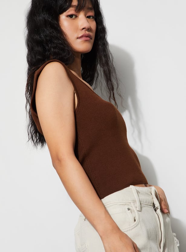 GINGER Knit Sleeveless Top