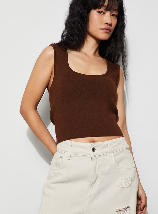 GINGER Knit Sleeveless Top