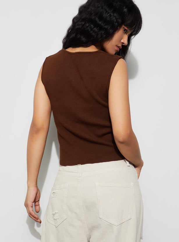GINGER Knit Sleeveless Top