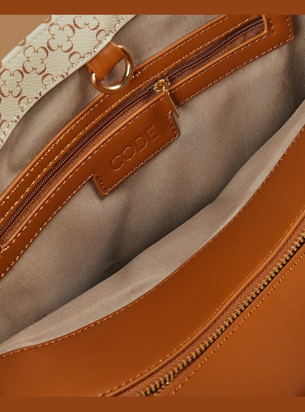 CODE Printed Shoulder Bag