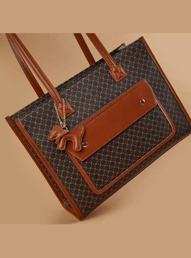 CODE Printed Shoulder Bag