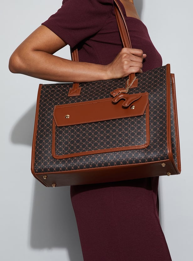 CODE Printed Shoulder Bag