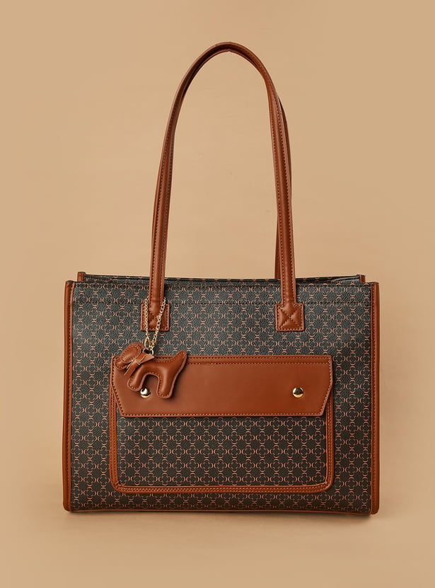 CODE Printed Shoulder Bag