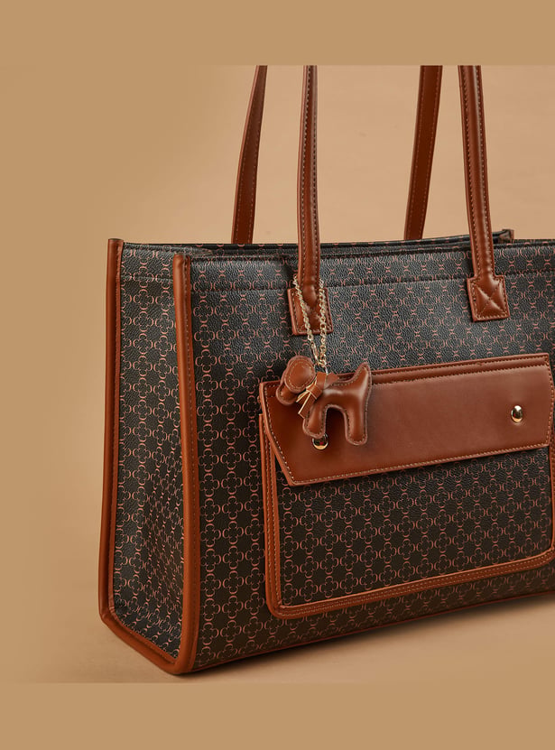 CODE Printed Shoulder Bag