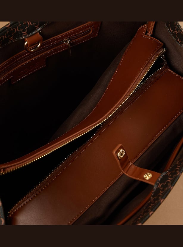 CODE Printed Shoulder Bag