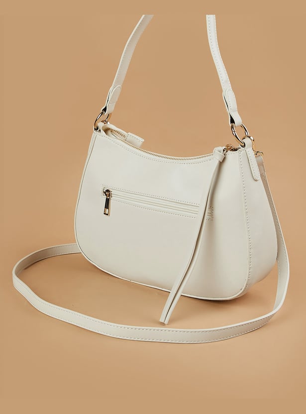 SHOEMART Floral Print Shoulder Bag