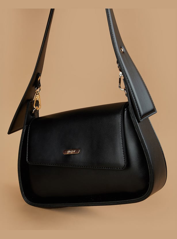 GINGER Solid Shoulder Bag
