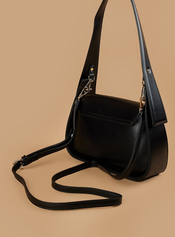GINGER Solid Shoulder Bag