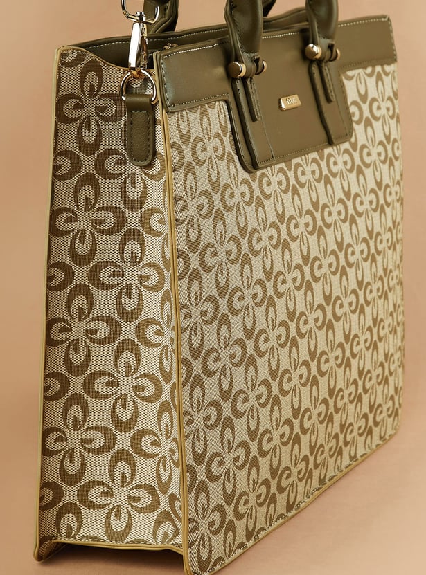 CODE Floral Print Laptop Bag