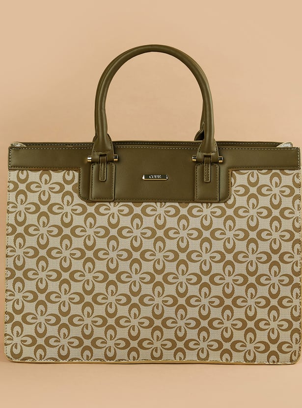CODE Floral Print Laptop Bag