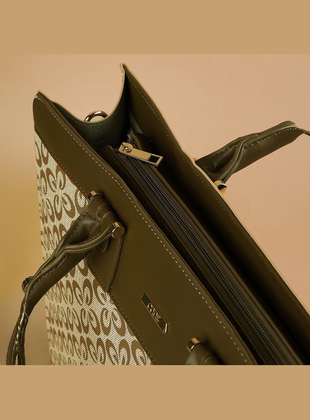 CODE Floral Print Laptop Bag