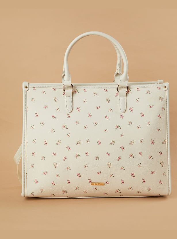 GINGER Floral Print Laptop Bag