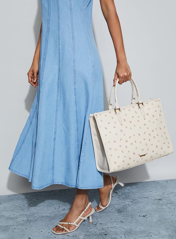GINGER Floral Print Laptop Bag