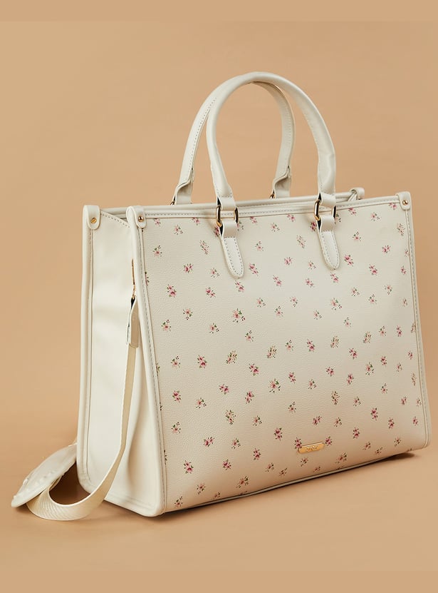 GINGER Floral Print Laptop Bag