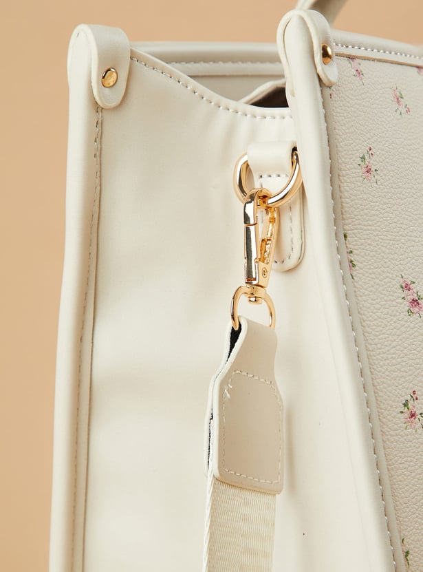 GINGER Floral Print Laptop Bag