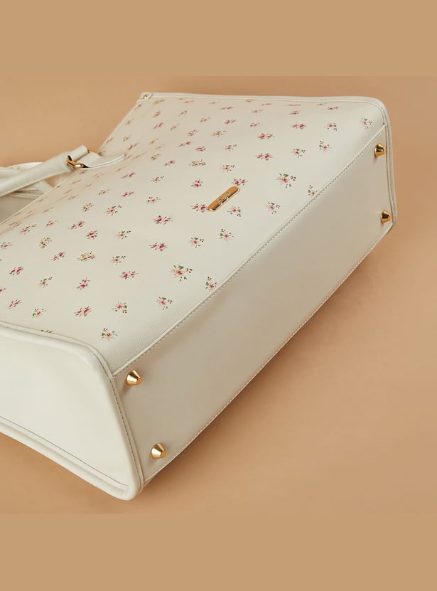 GINGER Floral Print Laptop Bag