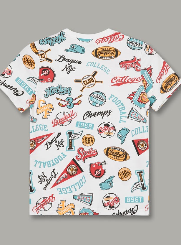 FAME FOREVER Boys Printed T-shirt