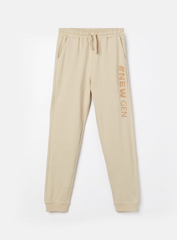 FAME FOREVER Boys Typographic Print Elasticated Joggers