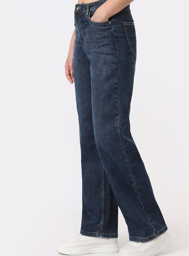 KRAUS Solid Straight Fit Jeans
