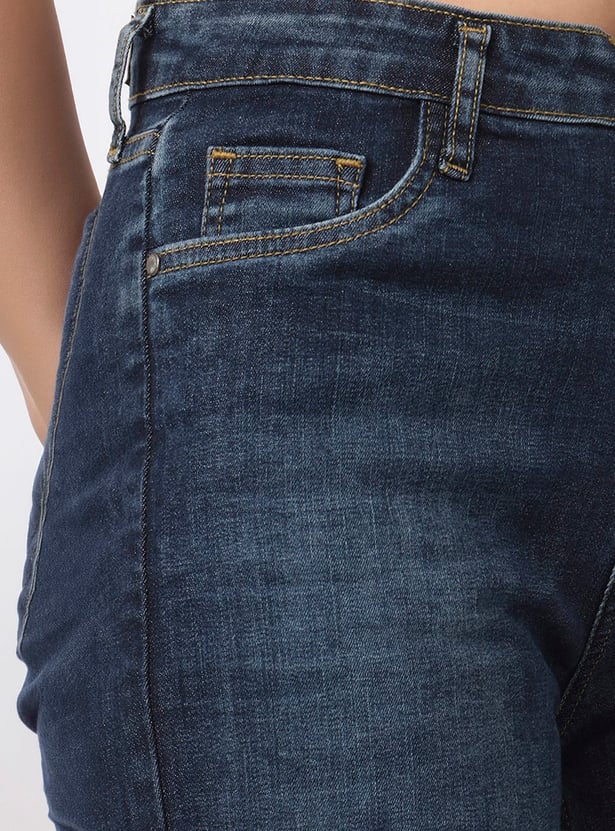 KRAUS Solid Straight Fit Jeans