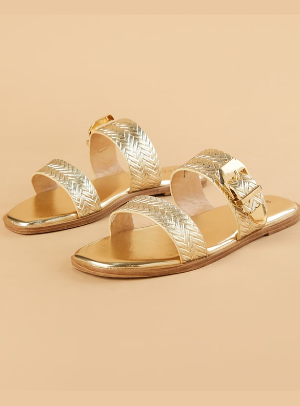 CODE Herringbone Patterned Flats