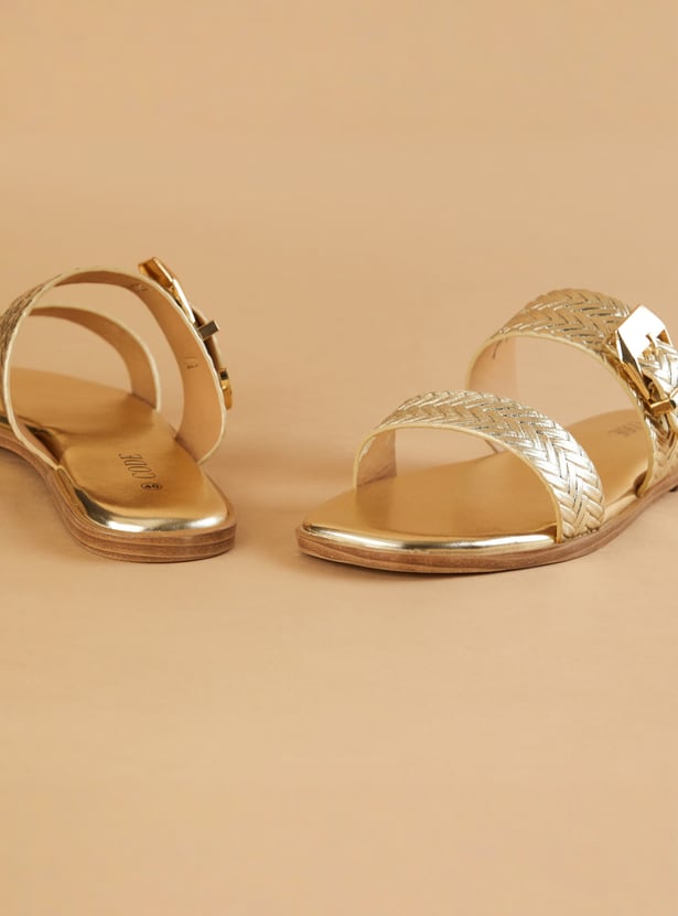 CODE Herringbone Patterned Flats
