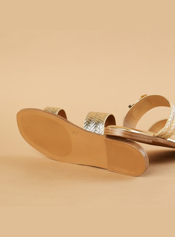 CODE Herringbone Patterned Flats
