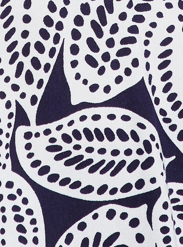 FAME FOREVER Printed A-line Dress