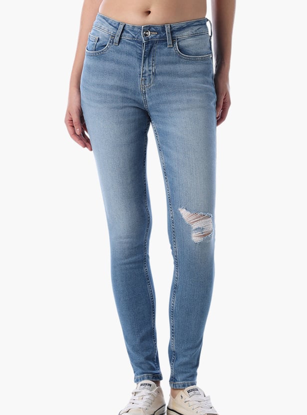 ONLY Light-Washed Skinny Fit Jeans