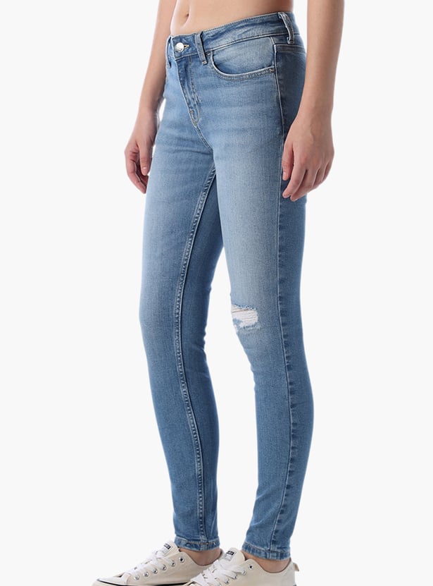 ONLY Light-Washed Skinny Fit Jeans