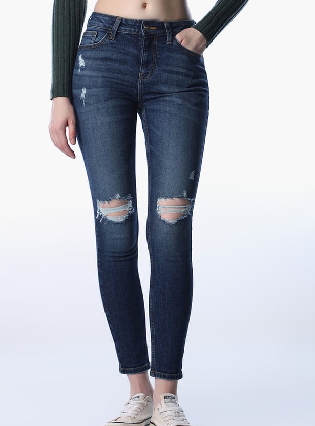 ONLY Distressed Skinny Fit Jeans