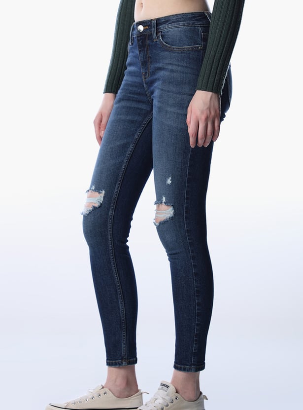 ONLY Distressed Skinny Fit Jeans