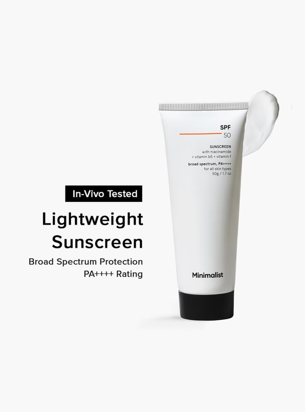 MINIMALIST SPF 50 Lightweight Sunscreen - 100g