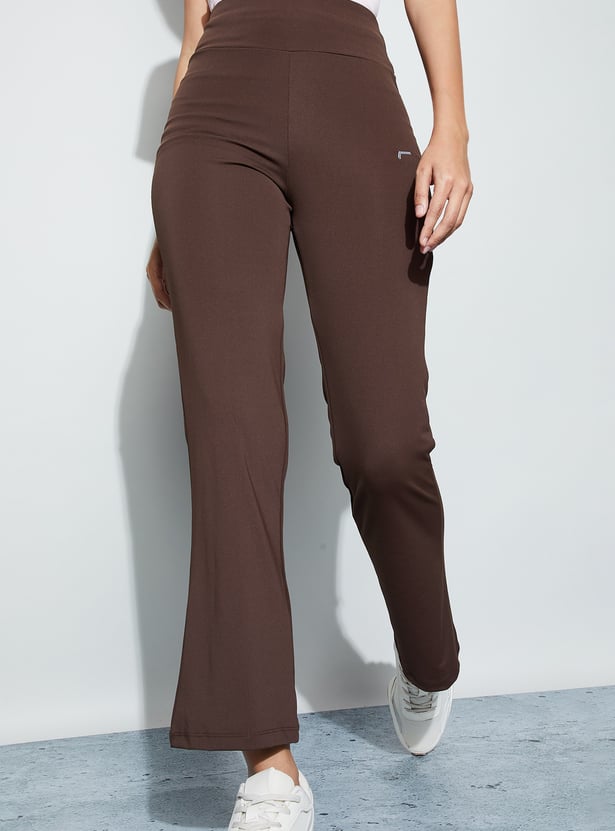 FAME FOREVER ACTIVE Elasticated Flared Trousers
