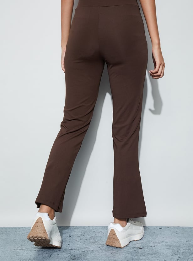 FAME FOREVER ACTIVE Elasticated Flared Trousers